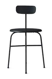 Audo Copenhagen Afteroom Matte Black Steel Dining Chair