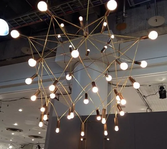 Orbit Geometric Chandelier