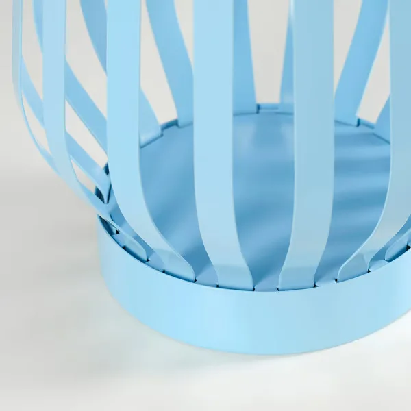 Blue Steel Wall Sconce