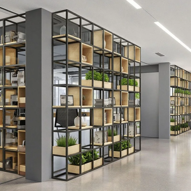 Industrial Modular Bookshelf
