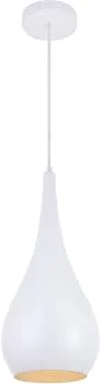 Nora White Metal Pendant Light