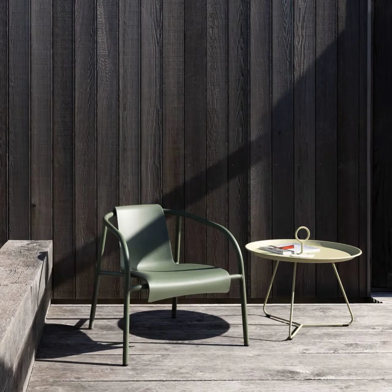 Houe Nami Green Outdoor Armchair