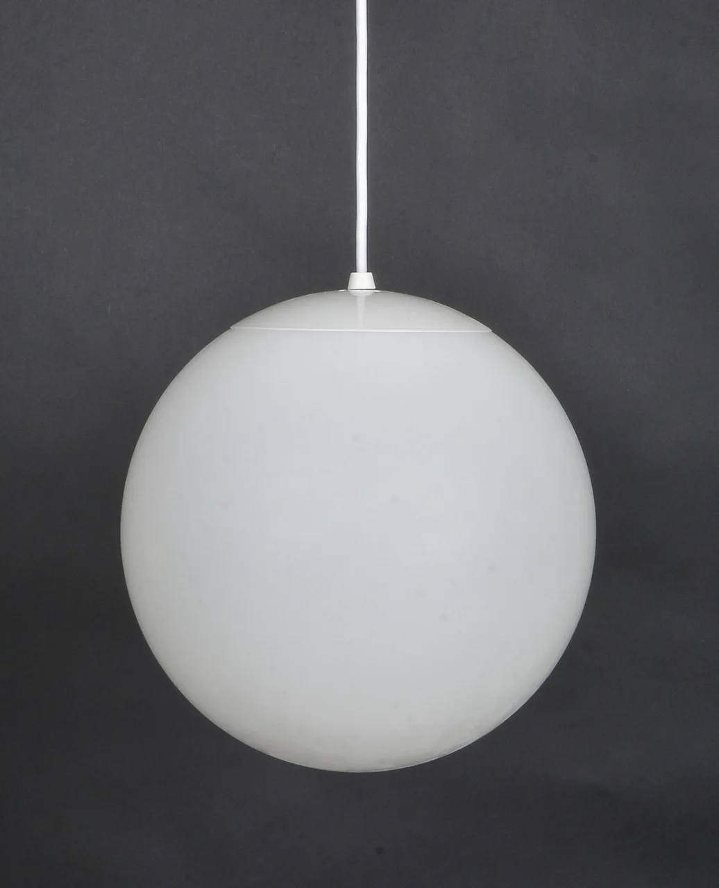 White Glass Globe Pendant Light