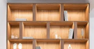 Natural Wood Shelving Unit