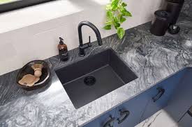 Matte Black Rectangular Kitchen Sink