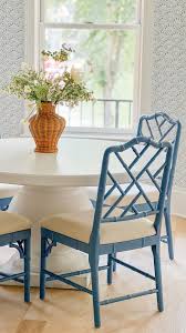 Dayna Blue Chinoiserie Dining Chair