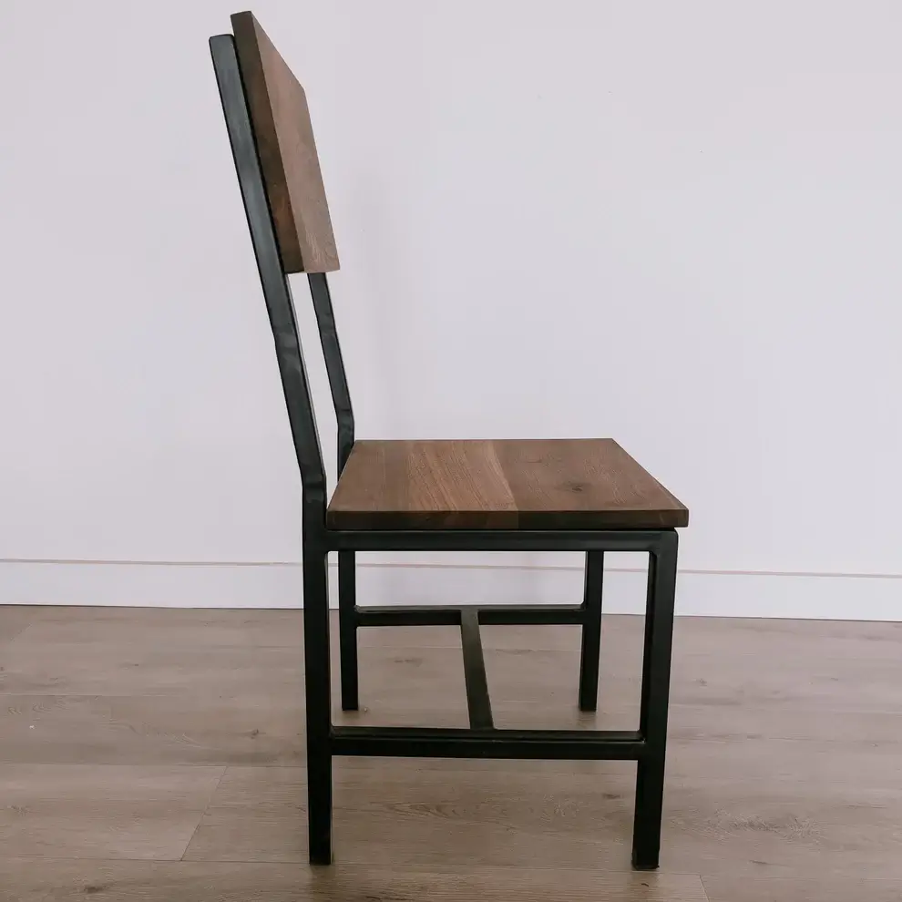 Sedona Industrial Wood and Metal Dining Chair