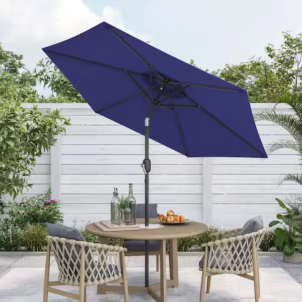 Patio Market Navy Blue Patio Umbrella