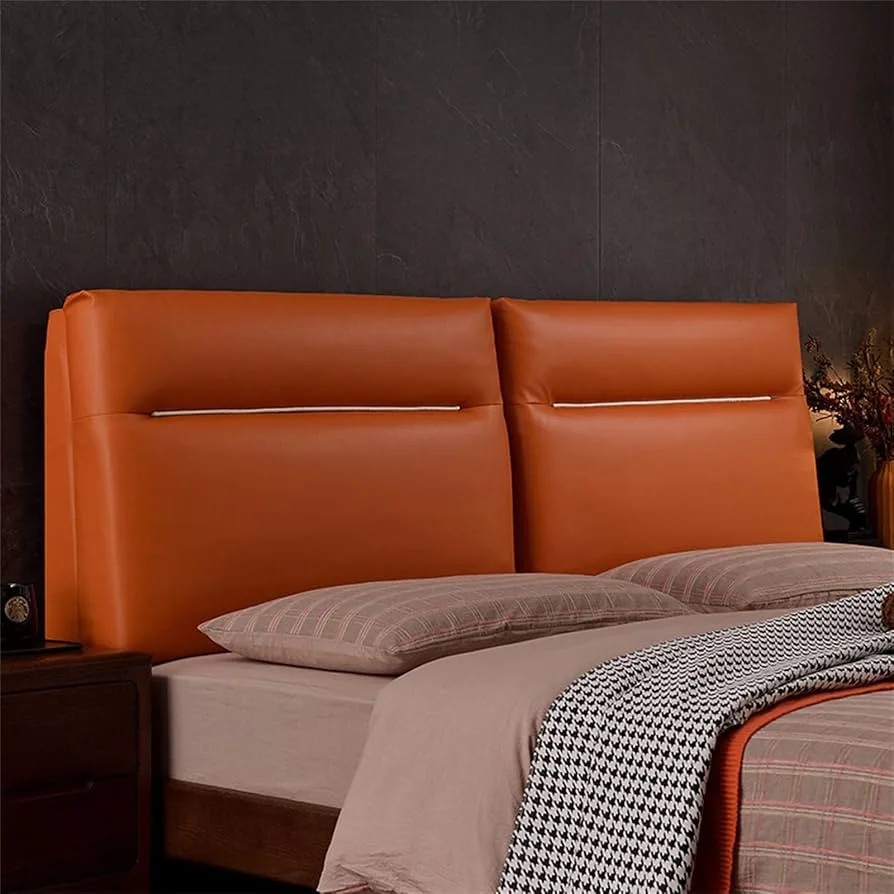 Upholstered Leather Bed