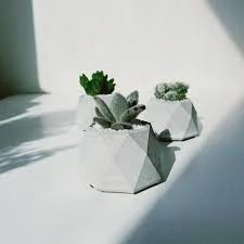 Geometric Concrete Planter