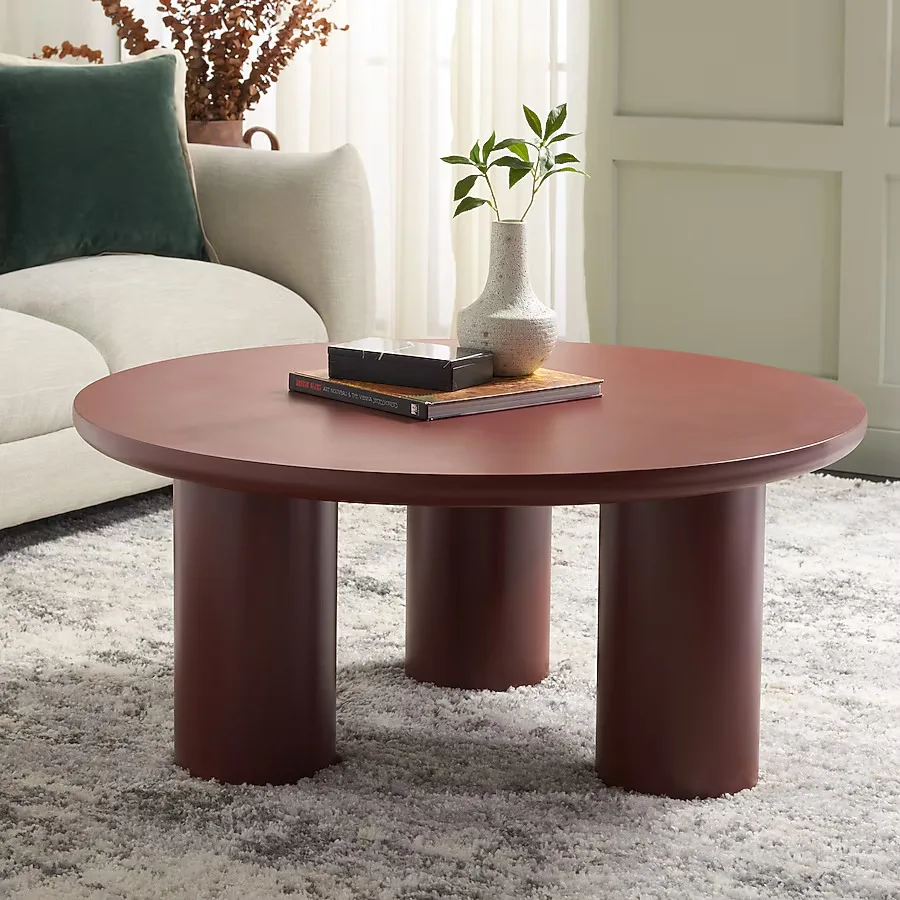 Round Wood Coffee Table