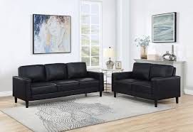 Black Leather Sofa