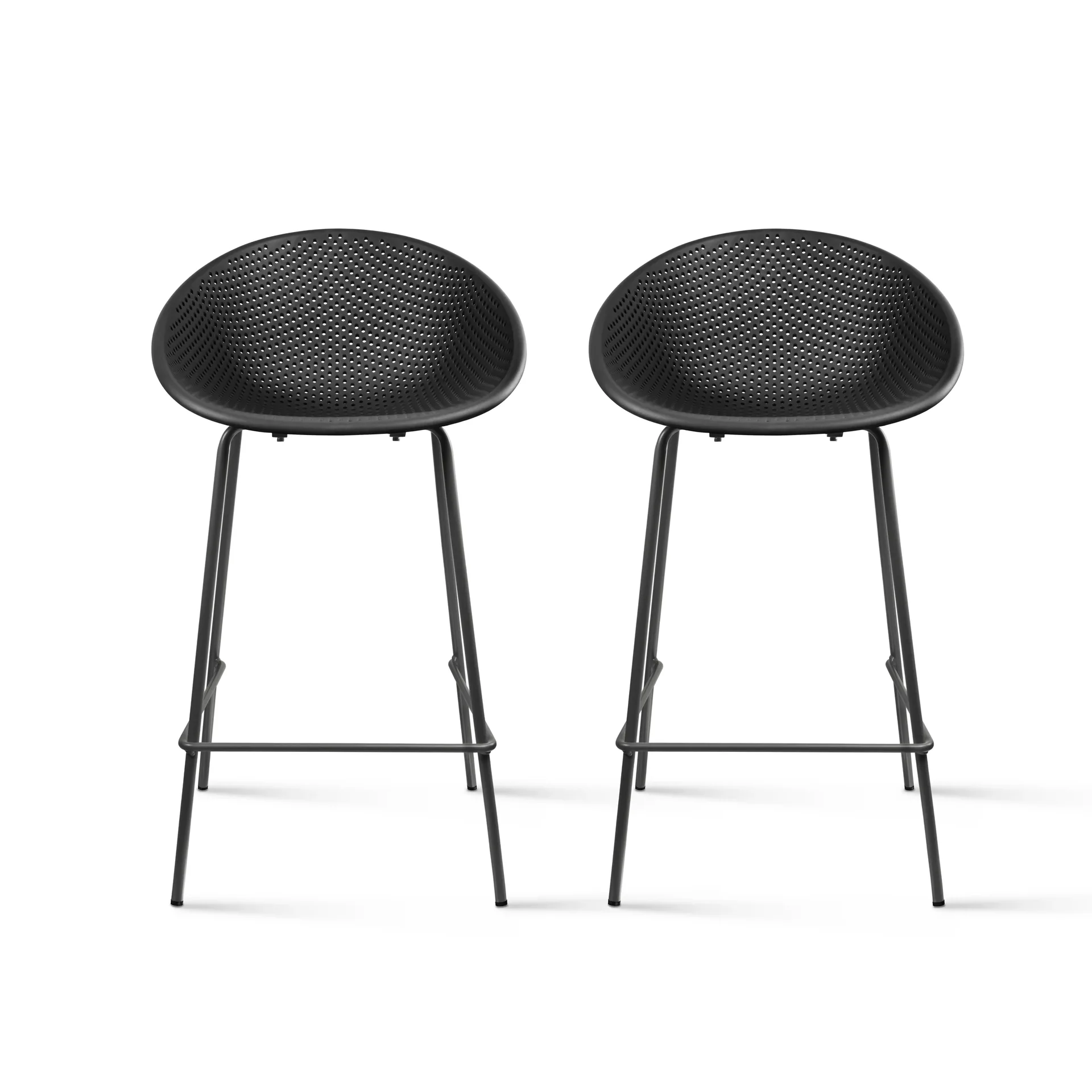 Modern Black Counter Stool