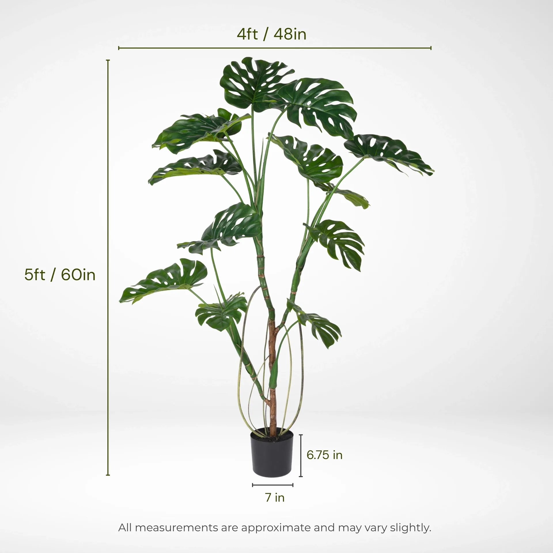 Artificial Monstera Potted Plant