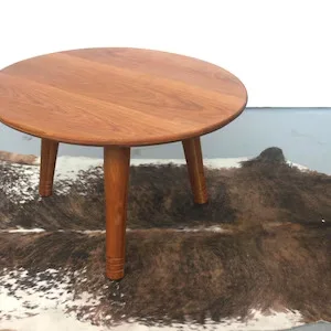 Round Wood Coffee Table