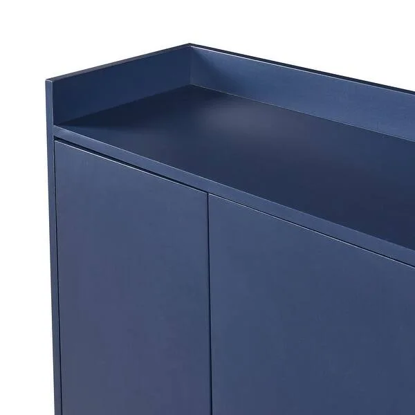 Modern Matte Blue Sideboard