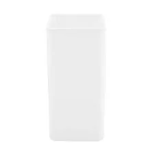 Claire White Square Pedestal Sink