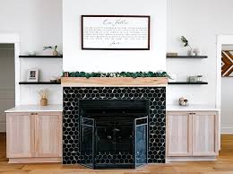 Matte Black Wood Floating Shelf