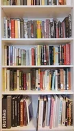 Minimalist White Wood Bookcase