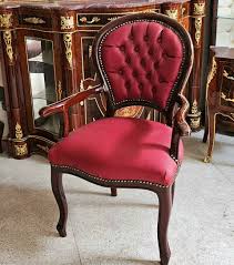 Tufted French Provincial Armchair