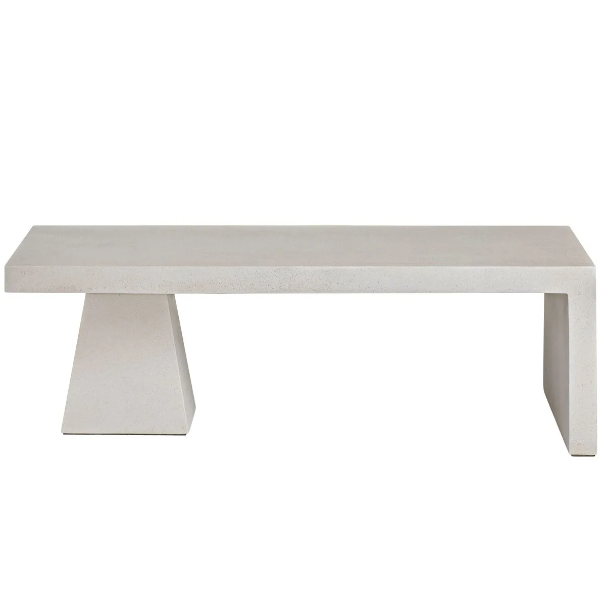 Jules Textured Concrete Outdoor Bench