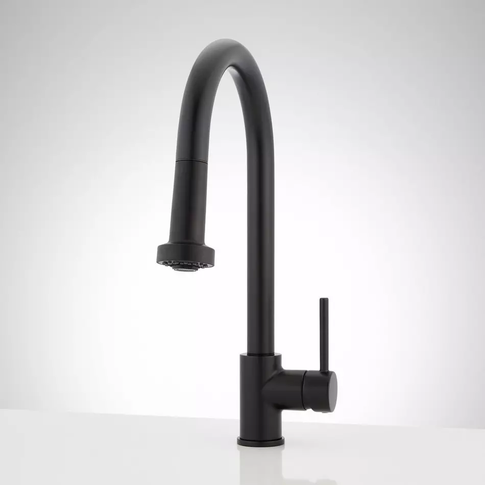 Ridgeway Pull-Down Kitchen Faucet - Matte Black