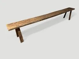 Wabi Sabi Rustic Antique Wooden Bench