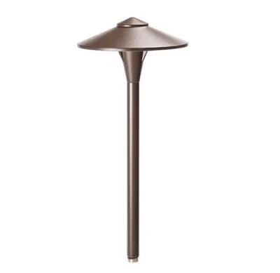 Vista Matte Black Metal Pathway Light