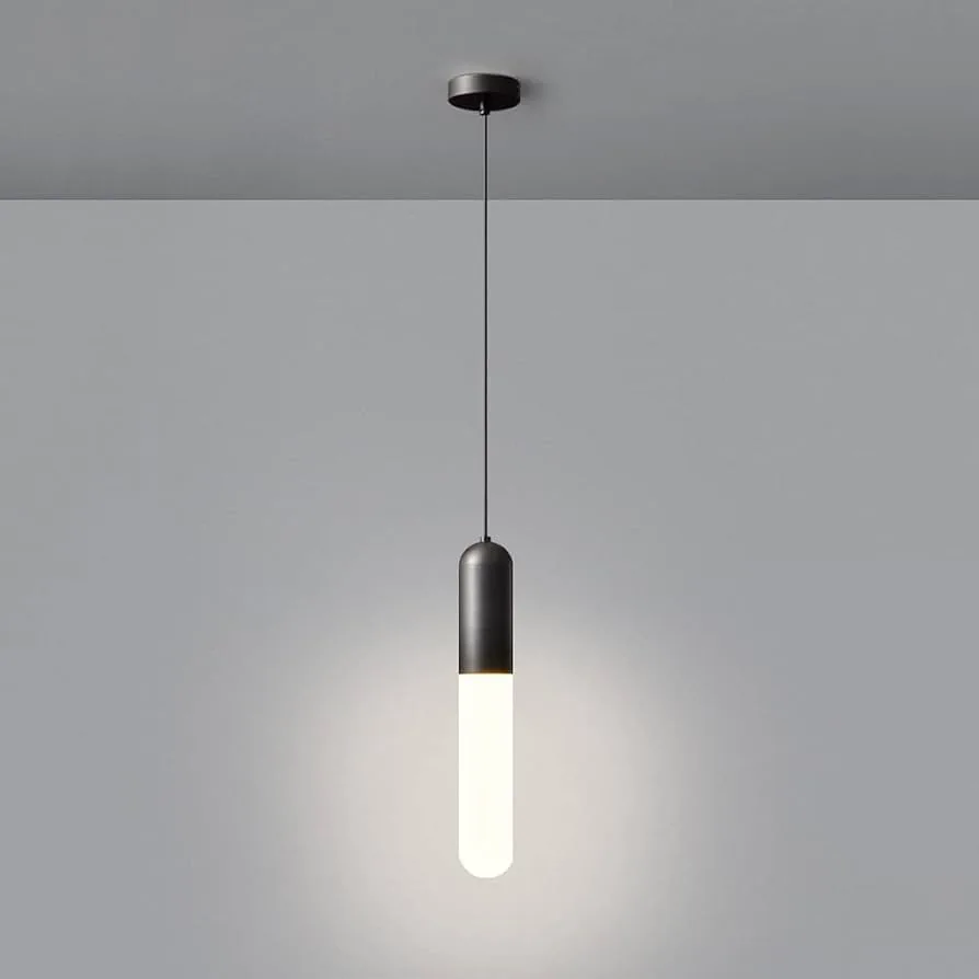 Minimalist Cylindrical Pendant Light