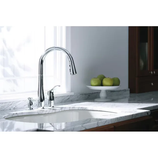 KOHLER Simplice Polished Chrome Kitchen Faucet