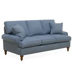 Blue Fabric Sofa