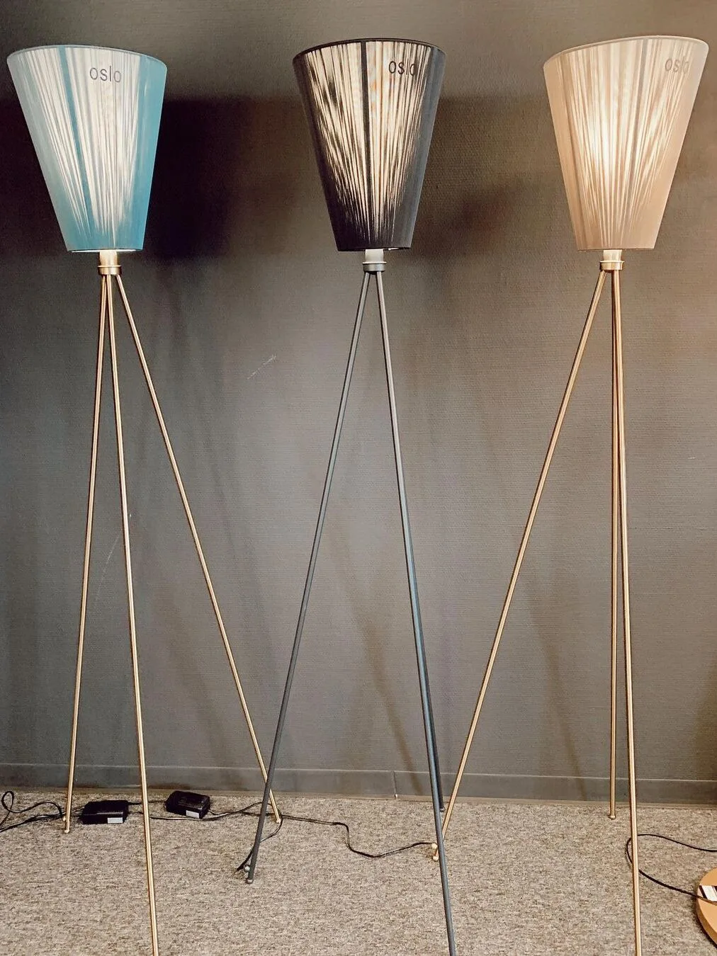 Oslo Modern Scandinavian Tripod Floor Lamp