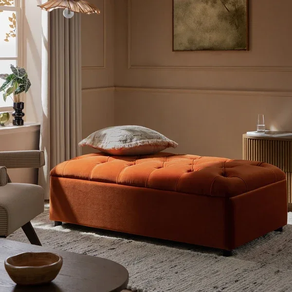 Portland Tufted Rectangular Upholstered Ottoman