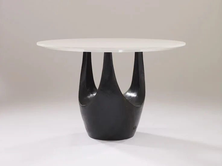 Oval Glass Dining Table