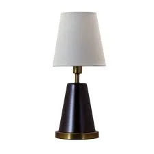 Geo Conical Table Lamp in Bronze and Brass
