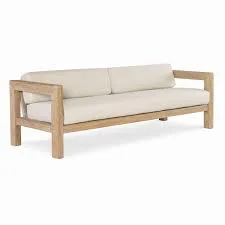 Sunset West Sedona Natural Teak Outdoor Loveseat