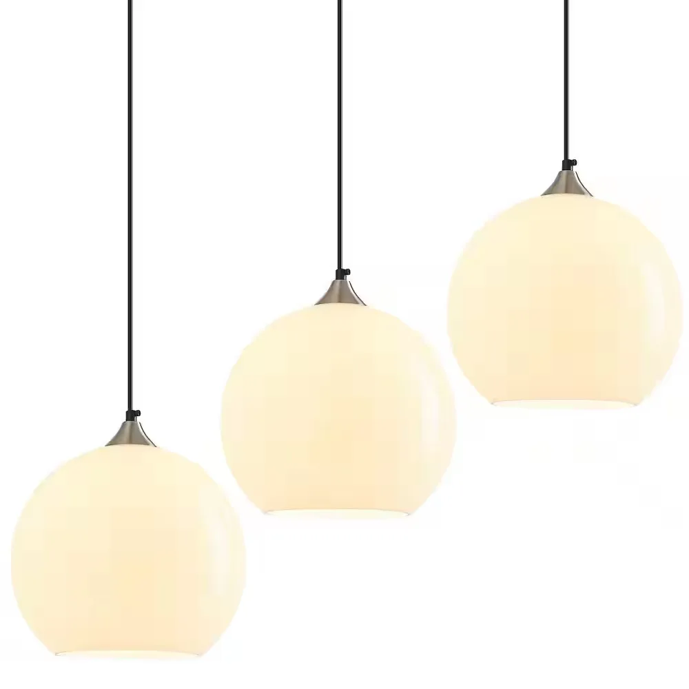 Modern Glass Globe Pendant Light