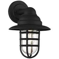 Matte Black Industrial Wall Sconce