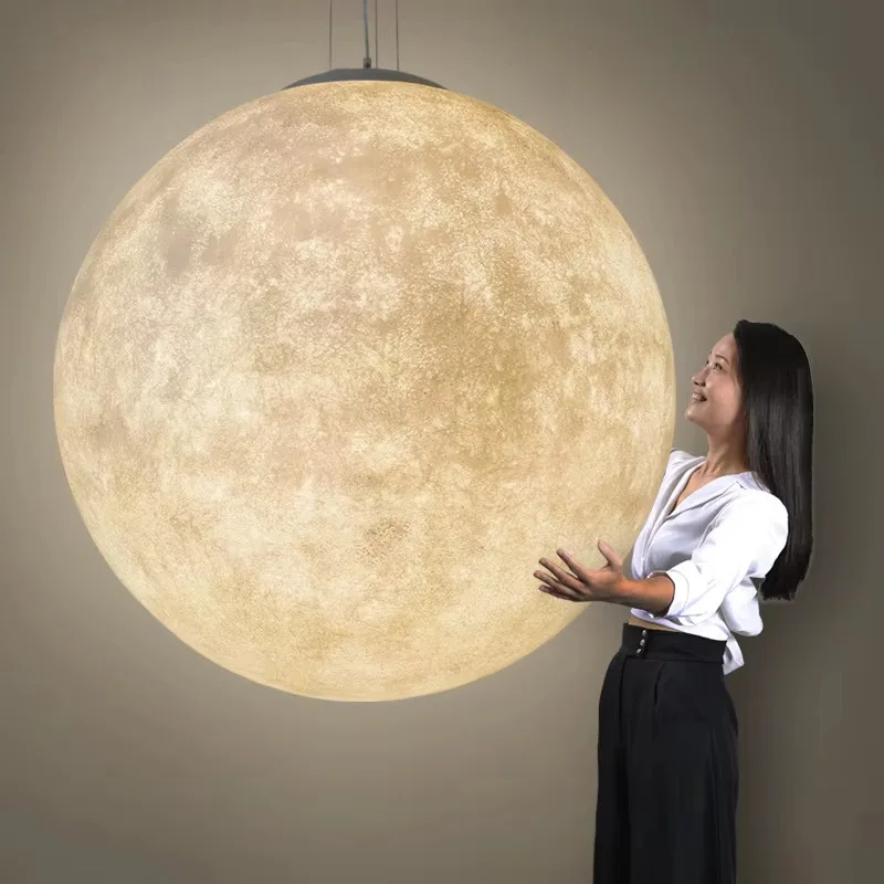 Moon Globe Pendant Light