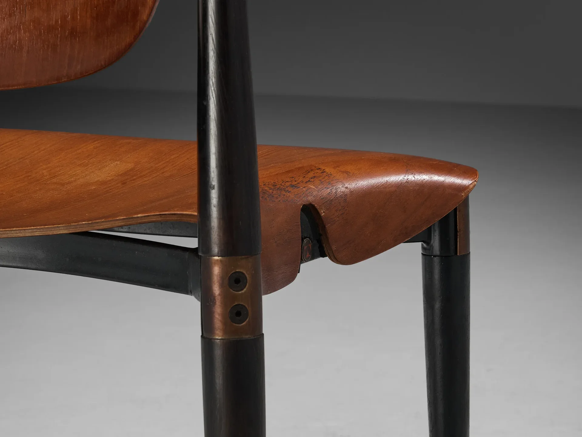 Eugenio Gerli for Tecno Dining Chair in Teak