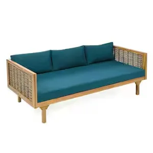 Woven Rattan Outdoor Daybed
