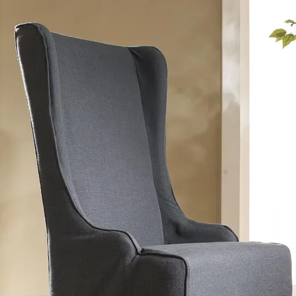 Slipcovered Wingback Dining Chair