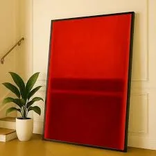 Mark Rothko Red Color Field Wall Art