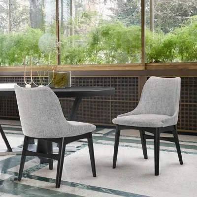 Azalea Gray Fabric Dining Chair