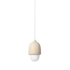 Pederjessen Ray Natural Wood and Glass Pendant Light