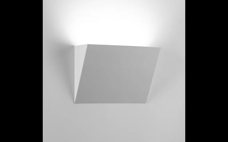 Visa Lighting Corona Minimalist Matte White Wall Sconce