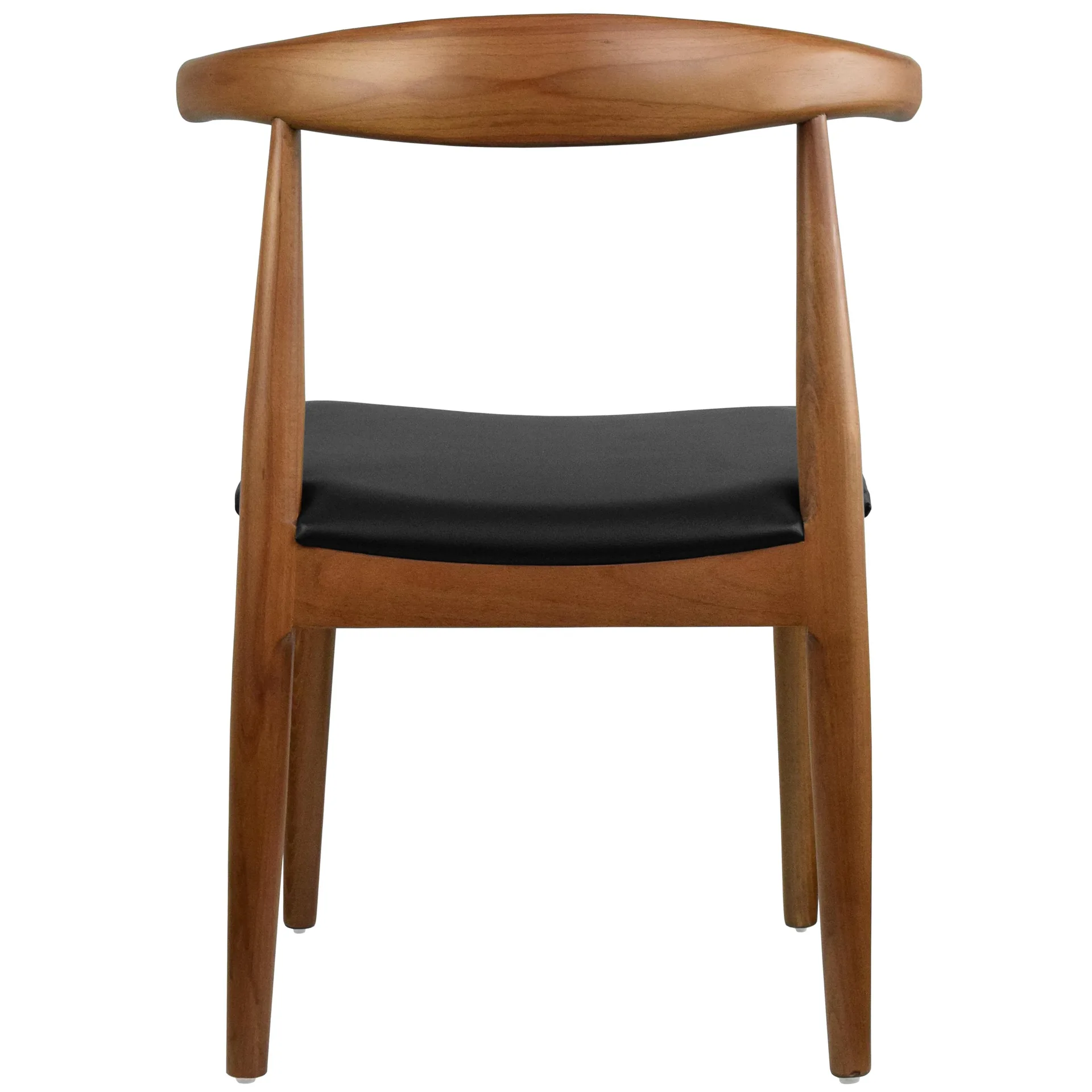 Elbow Mid-Century Modern Wood Dining Chair