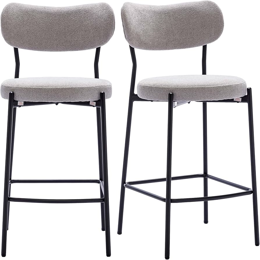 Boucle Bar Stool