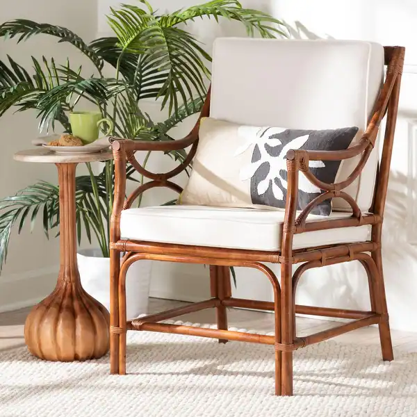 Cleantha Natural Rattan Accent Chair