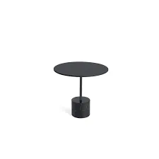 Mobital Circulo Round Black Steel Accent Table